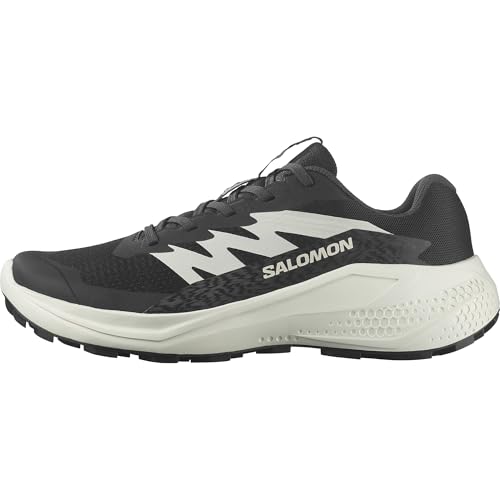 Salomon Men's Alphaglide Trail Running Shoe, Lightweight Cushioning and All-Terrain Grip for Trail Running & Hiking - Black/Phantom/Icicle - 10.5 Medium by Salomon - Used condition - US$86.56