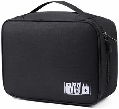 Estojo Organizador para Cabos e Acessórios Eletrônicos, portátil,...