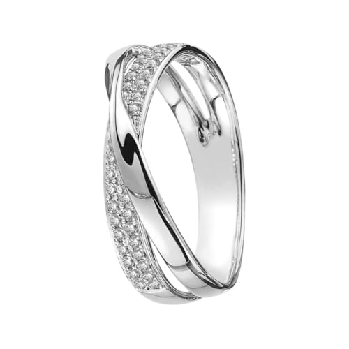 Bague créative en X pour femme - Accessoire de mode ajustable et unique