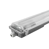 reglette double neon led tube t8 - 30w - 150cm En outre, le tube est équipé d'une bande en aluminium durable qui non seulement garantit une plus longue durée de vie, mais empêche aussi le tube de s'affaisser et garantit un éclairage uniforme.