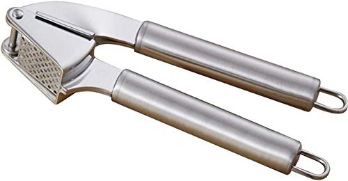Leicht zu tragen Edelstahl Knoblauchpresse Knoblauch Quetscher Brecher Ingwer Fleischwolf Quetscher Chopper Slicer Handwerkzeug für Home Kitchen