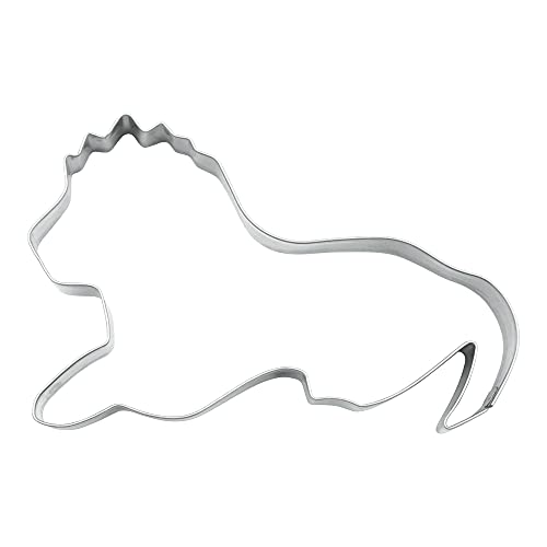 BekkiB - Ausstechform 'Löwe' - ca. 9 cm, Ausstecher aus Edelstahl, spülmaschinengeeignet - 880732