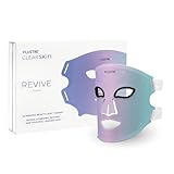 LUSTRE® ClearSkin Revive LED Mask for Face - Red & Blue Light Therapy Skincare Device | Home LED Face Mask for Blemish‑Prone, Uneven Or Dull Skin | Salon‑Style Treatment, Lightweight & Easy to Use