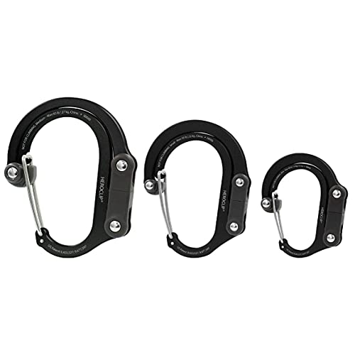 Image of GEAR AID HEROCLIP 360 Swivel Carabiner Gear Clip and Hook (Medium) for Camping, Backpack, Suitcases and Garage Organization