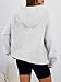 Trendy Queen Womens Oversized Hoodies Comfy Sweatshirts Spring Fashion 2026 Outfits Casual Tops Fleece Clothes with Pockets Grey M