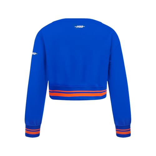 Image of Pro Standard Big Girls NBA Retro Classics Fleece Crewneck Sweatshirt