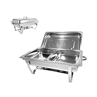 Amazon｜チェーフィングディッシュ 湯煎式 ステンレス鋼 フタ付き 保温