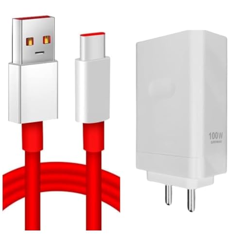 Image of ZORAIZ ORIGINAL 100W Super Vooc Fast USB Type C Charger Compatible with All OnePlus Devices, White