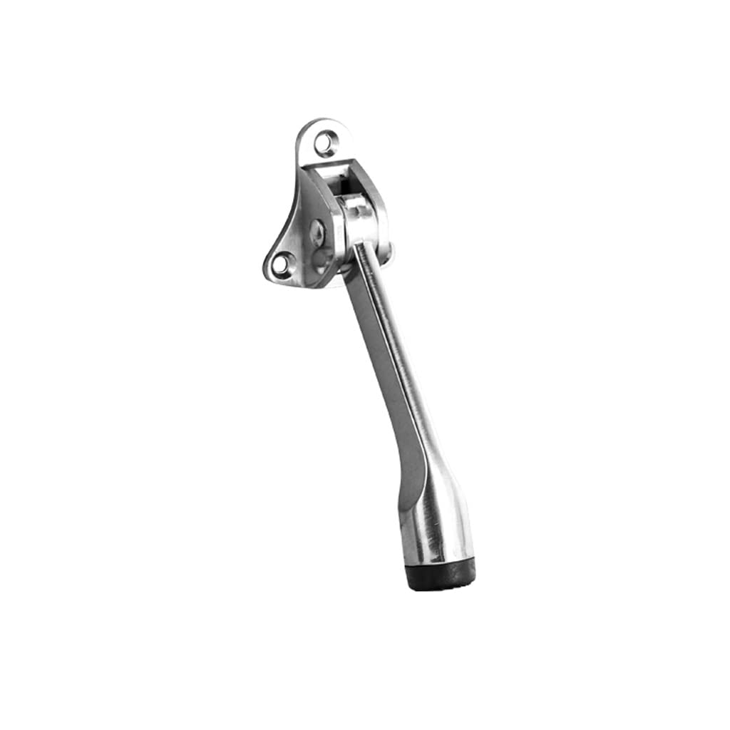 Door Stopper,Doorstops,Pedal Door Stopper,Wooden Door Locator,Door Stopper,Anti-Collision Door and Door Stop (Color : Silver)