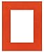 12x16 Mat Bevel Cut for 9.5x13 Photos - Acid Free Orange Suede Precut Matboard - For Pictures, Photos, Framing - 4-ply Thickness