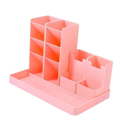 Organizador de Mesa Com Porta Caneta Móvel (ROSA)