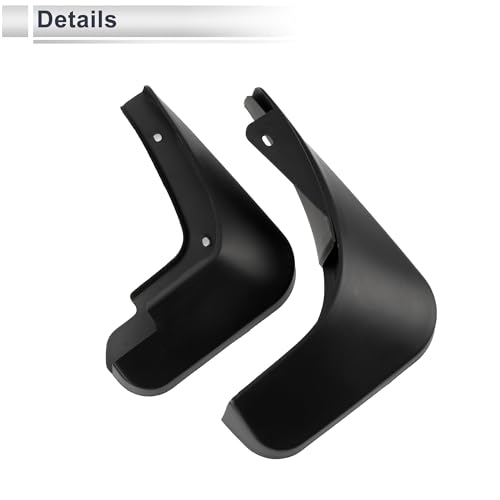 Image of X AUTOHAUX 1set Front and Rear Mud Flaps Splash Guards Mud Guards for Audi A1(Hatchback) 2010-2015 W /Mount Accessories