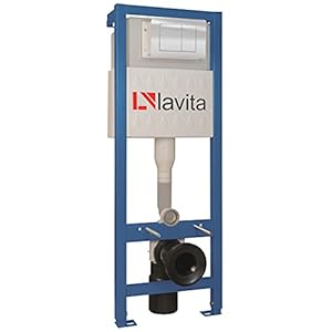 Domino Lavita WC voorwandelement voor hangtoilet incl. drukplaat 112-128 cm