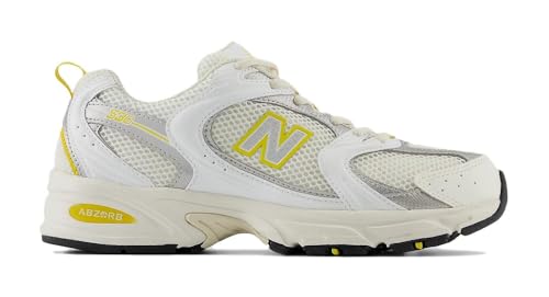 New Balance, 530 Trainers, Zapatillas de Moda Casual Fashion Running Unisex, Sea Salt Lime, 38 EU