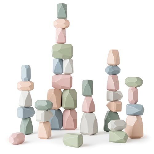 Comfy Cubs Stacking Rocks 36 Pieces, 36 Months+, Educational Todd...