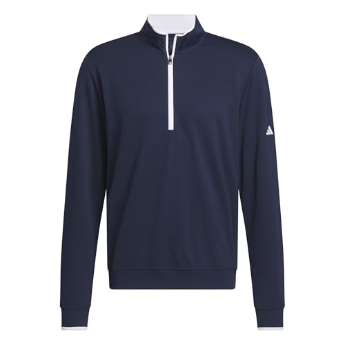Adidas Homme Lightweight Half-Zip Top, Collegiate Navy, XXL