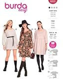 Schnittmuster burdastyle Style Katalog-Schnittmuster Kleidervariationen zum selber nähen  Damen, Gr. 34-48  Nählevel: Super Leicht #6055, B6055, weiß