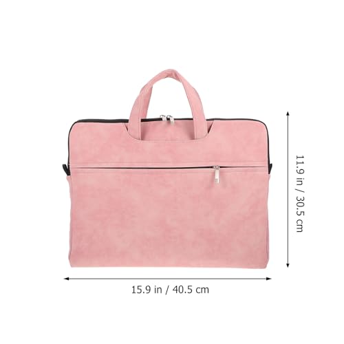 Bolsa para portátil OSALADI rosa impermeable con funda acolchada miniatura 3