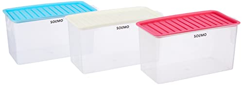 Amazon Brand - Solimo FRESHO CONTAINER 5000ML PACK OF 3