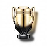 Rabanne Invictus Elixir Parfum for Men - Long Lasting Ambery Aromatic Cologne with Salted Mineral Accord, Aromatic Cypress & Vanilla Caviar - Golden Trophy Bottle French Fragrance Spray, 1.7 oz