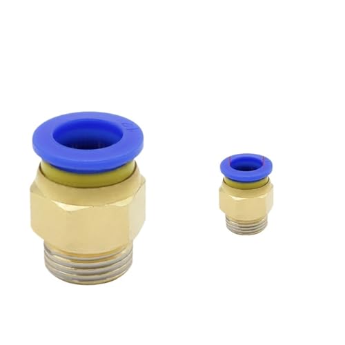 Conectores rápidos de manguera Pc10-04 de 10mm con roscas de media pulgada 2