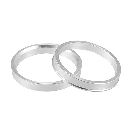 Centradores De Llantas 2 uds OD 66,6mm 67,1mm 68mm 70,6mm 71,6mm a ID 64,1mm anillos céntricos de cubo de coche de aleación de aluminio espaciador central de orificio de rueda Anillos Centradores Llan