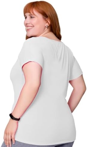 Camiseta Plus Size Dryfit Academia Fitness Respirável Feminino Se...