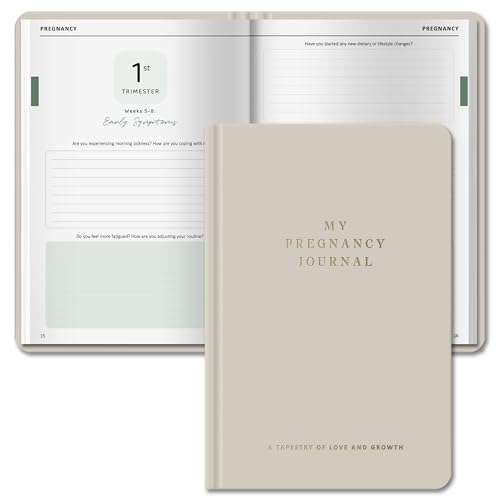 BIROYAL Pregnancy Journal & Baby Memory Book - 320 Pages Hardcover Pregnancy Book, Pregnancy Planner, Pregnancy Journals for First Time Moms, Pregnancy Essentials, New Mom Gift & Newborn Gifts