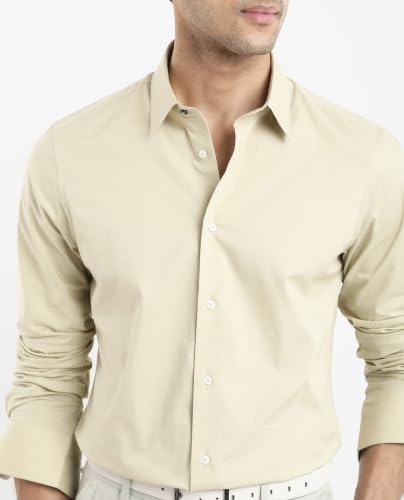 Image of Rare Rabbit Regular fit Plain Shirt