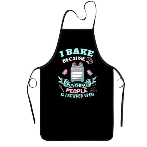 Xmeden Funny Baking Apron with Sayings for Women...