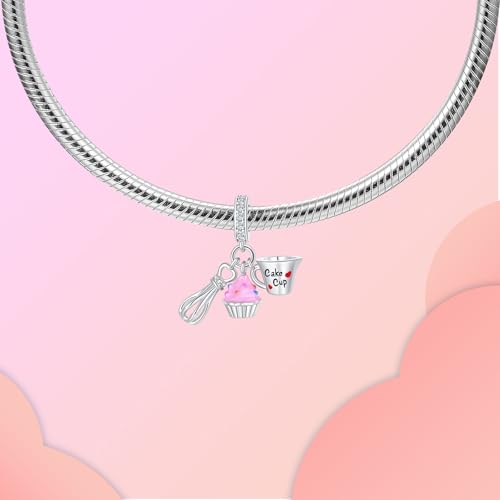 Image of LUXILLA Love You Best Friend Grandma Wife Heart Charm 925 Sterling Silver Charms Fit for Bracelets Necklace Jewelry Gift for Women