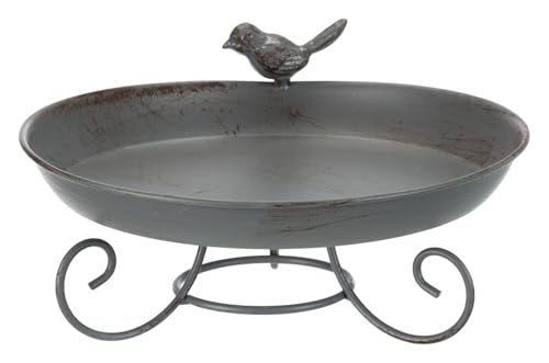 TRIXIE Baignoire - 800 ML et ø 22 cm - Gris - pour Oiseau