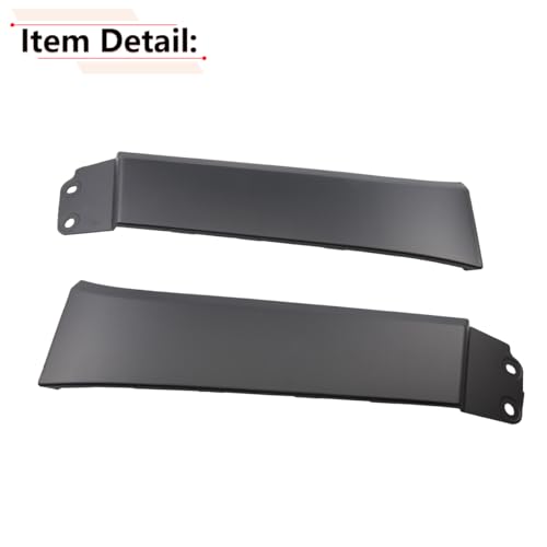 RLB-HILON 1Pair Front Bumper Grille Headlight Filler Trim Panels Set Compatible with Toyota Tundra 2007 to 2013 Year, for Toyota Sequoia 2008 to 2017 Year