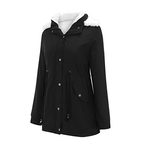 Manteau femme blanc de haute qualité veste longue et épaisse à capuche imperméable