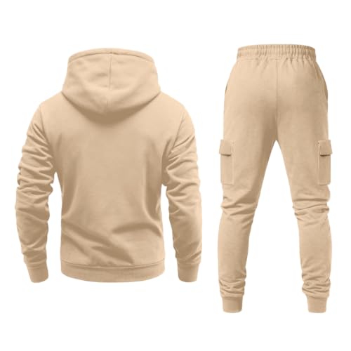 Sweatsuits for Men 2 Piece Athletic Casual Fleece Sweat Suits with Pockets - image 4