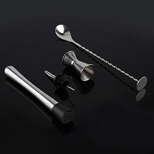 Kit de bartender – Conjunto de fazer coquetéis com kit de utensílios de barba, espremedor, dosador d