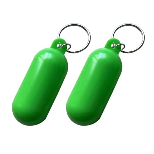 jojnsha 2pcs Wassersportbegeisterte Schwimmende Schlüsselanhänger Bunte Schwimmende Keyrings Für Bootfahren Und Kajak Und Stilvolles Bag Accessoire Wassersportausrüstung