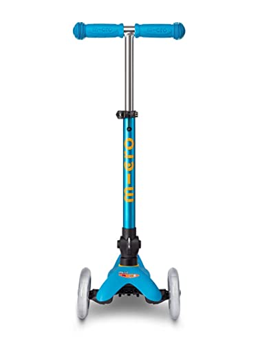 Micro Kickboard - Foldable Mini Deluxe Scooter, 3-Wheeled, Lean-To-Steer, Swiss-Designed, Award-Winning For Toddlers And Preschoolers Ages 2-5 (Ocean Blue) #TOP3