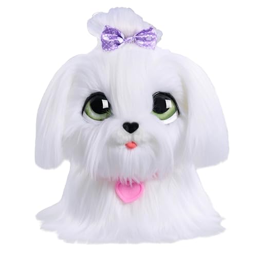 Just Play Perrito de Peluche andarín Interactivo GoGo Walkin’ Pup de furReal, de 20 cm, con Sonidos, Juguetes para niños a Partir de 4 años