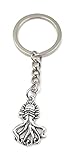 Onwomania artículo original Onwomania Llavero Pulpo Pulpo mar Animal Plata Metal Colgante Encanto