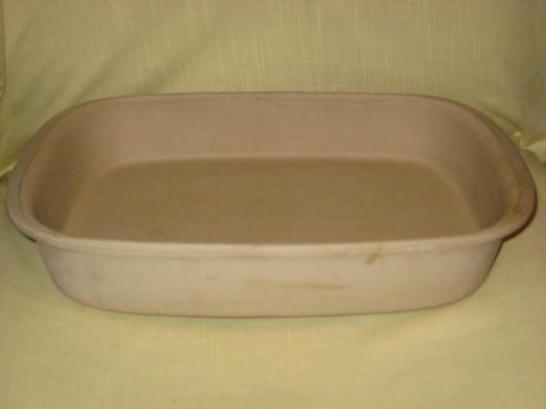 Pampered Chef Casserole Stoneware Roaster Baking Dish 10" X 15" #TOP27