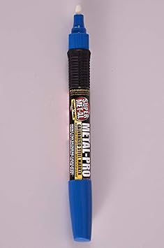 Super Met-Al Metal-Pro Galvanized Steel Marker Blue - 12 PACK