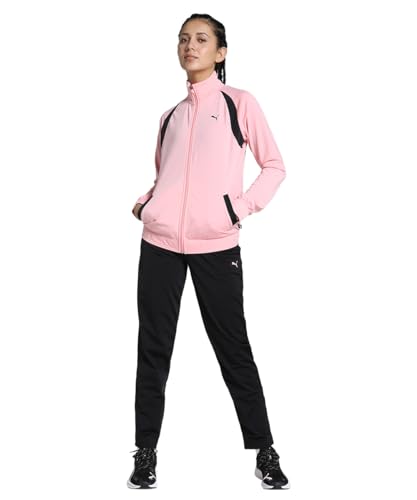 PUMA Abito Classico Tricot Op, Tuta da Pista Donna, Peca Smoothie, L