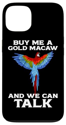 Blue Gold Macaw Ornithologist Enthusiast Gift Case for iPhone 13