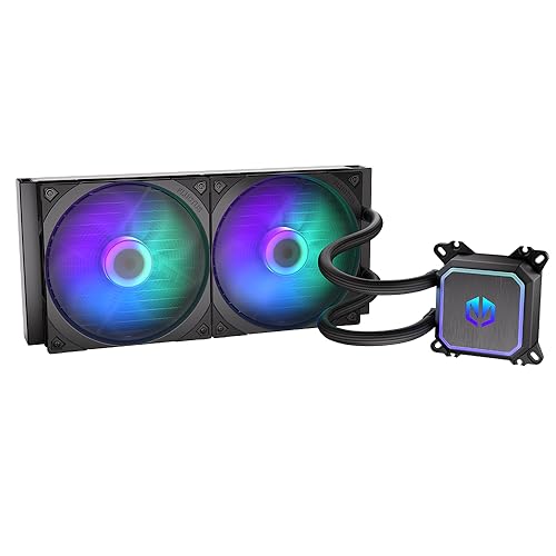 ENDORFY Navis F280 ARGB – Refroidisseur de CPU Liquide AIO, radiateur 280mm, pompe PWM, 2x ventilateurs Fluctus 140 PWM ARGB, Intel LGA 1700/1200/115x & AMD AM5/AM4