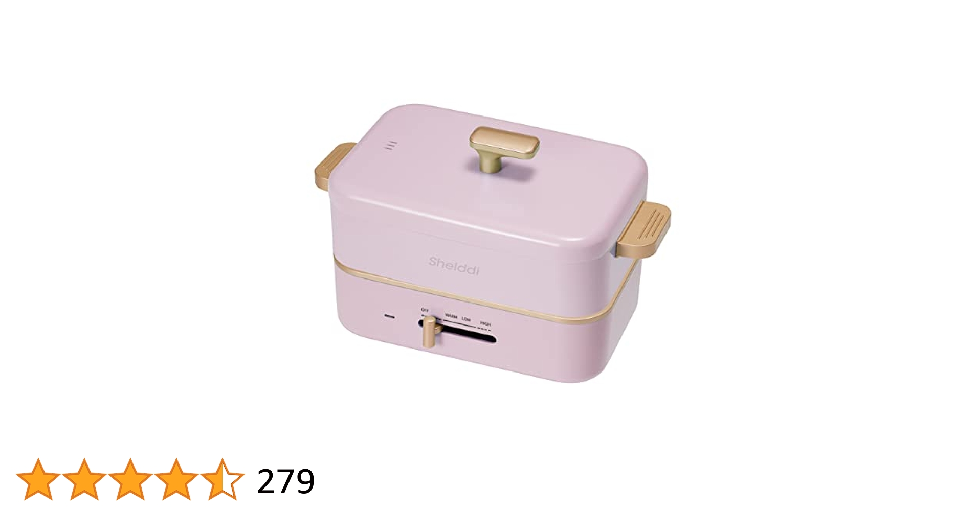 Amazon.co.jp: Shelddi コンパクトホットプレート 2WAY プレート