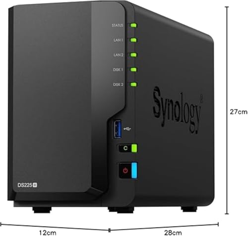 Image of Synology 2-Bay NAS DS225+ (Diskless)