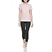 Calvin Klein Women's Solid Crewneck Short Sleeve T-Shirt, Secret, Large