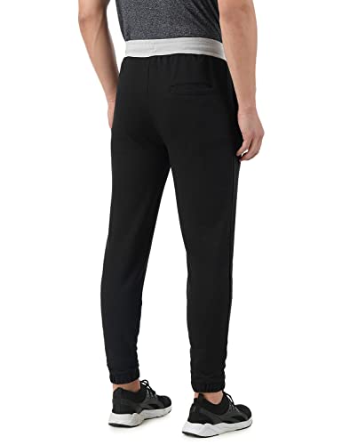 Image of PUMP'D Men's Breathable Cotton Jogger Pants with Elasticated Waistband & Drawstring - Dry Tech, Anti-Odor, Lightweight, Soft Seams