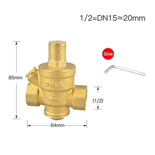 Régulateur de pression en laiton robuste DN32 pour sécuriser les canalisations d'eau - 6
